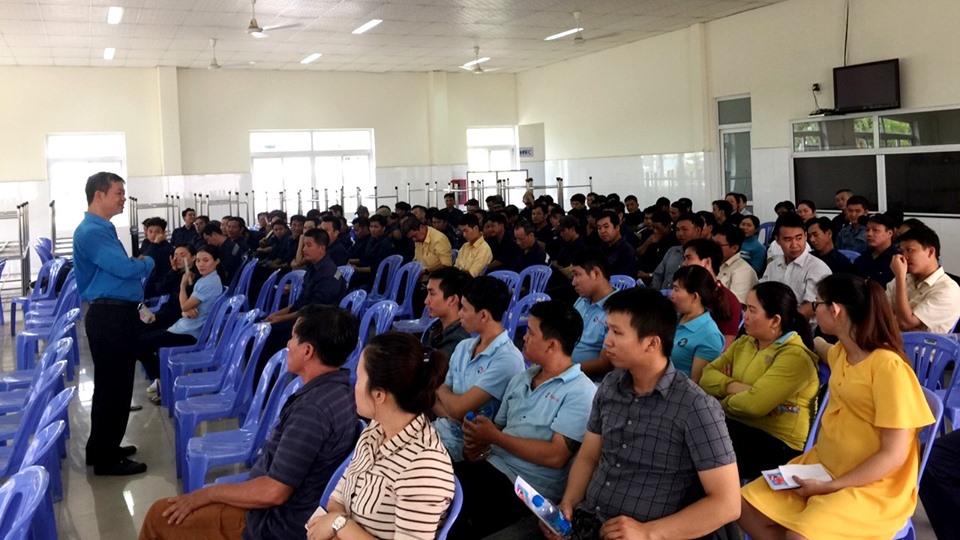  Công đoàn ngành Công Thương tỉnh Khánh Hòa Phổ biến kiến thức về an toàn, vệ sinh lao động