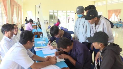 Năm 2018, số lao động có việc làm là 11.500 người