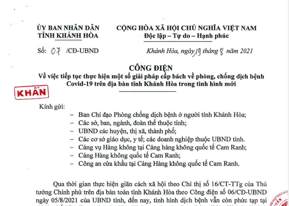Tiếp tục thực hiện một số giải pháp cấp bách về phòng, chống dịch bệnh Covid-19 trên địa bàn thành phố trong tình hình mới.